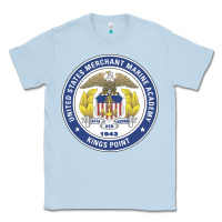 Dusty Blue United States Merchant Marine Academy Classic Tee - linhVisuals