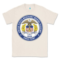 Natural United States Merchant Marine Academy Classic Tee - linhVisuals