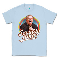 Dusty Blue serenity later serenity now Classic Tee - linhVisuals