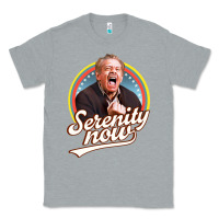 Heather Grey serenity later serenity now Classic Tee - linhVisuals