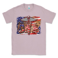 Lilac patriotic nurse certified nurse  assistant medilcal symbol  background Classic Tee - BarkalooDesign