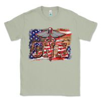 Matcha patriotic nurse certified nurse  assistant medilcal symbol  background Classic Tee - BarkalooDesign