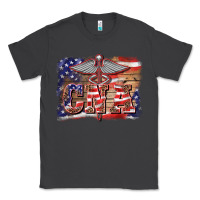 Smoke patriotic nurse certified nurse  assistant medilcal symbol  background Classic Tee - BarkalooDesign