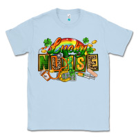 Dusty Blue lucky nurse Classic Tee - FaDigitalArtStudio