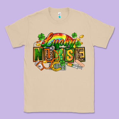 Lucky Nurse Classic Tee Designed By Fadigitalartstudio