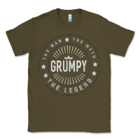 Army Green graphic 365 grumpy the legend men funny gift Classic Tee - linhVisuals