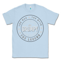 Dusty Blue graphic 365 grumpy the legend men funny gift Classic Tee - linhVisuals