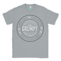 Heather Grey graphic 365 grumpy the legend men funny gift Classic Tee - linhVisuals