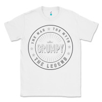 White graphic 365 grumpy the legend men funny gift Classic Tee - linhVisuals