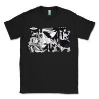 Black guernica artwork Classic Tee - linhVisuals