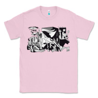 Bubblegum Pink guernica artwork Classic Tee - linhVisuals