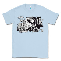 Dusty Blue guernica artwork Classic Tee - linhVisuals