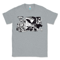 Heather Grey guernica artwork Classic Tee - linhVisuals