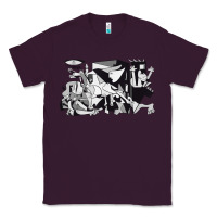 Plum guernica artwork Classic Tee - linhVisuals