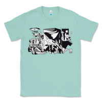 Seafoam guernica artwork Classic Tee - linhVisuals