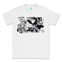 White guernica artwork Classic Tee - linhVisuals