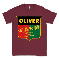 Burgundy oliver farm Classic Tee - linhVisuals