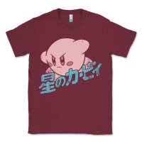 Burgundy kirby kanji Classic Tee - linhVisuals