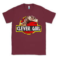 Burgundy clever girl Classic Tee - linhVisuals
