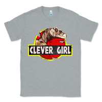 Heather Grey clever girl Classic Tee - linhVisuals