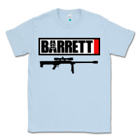Dusty Blue barrett firearm company Classic Tee - linhVisuals