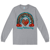 Heather Grey happy mother's day rainbow Long Sleeve Tee - Artiststas