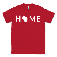 Red home in wisconsin love u.s Classic Tee - linhVisuals