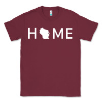 Home In Wisconsin Love U.s Classic Tee | Teevron