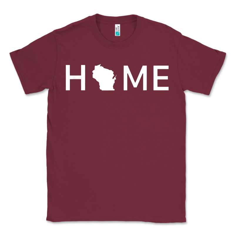 Home In Wisconsin Love U.s Classic Tee by linhVisuals | Teevron