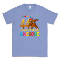Colony Blue 44 years old birthday sloth dabbing 44th birthday sloth Classic Tee - linhVisuals