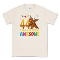 Natural 44 years old birthday sloth dabbing 44th birthday sloth Classic Tee - linhVisuals