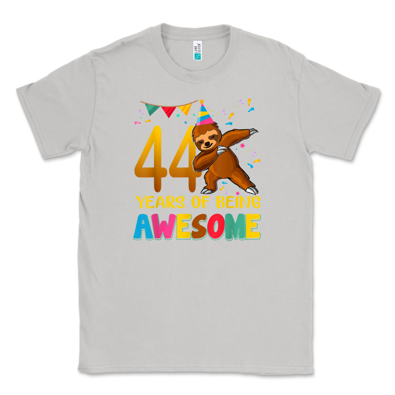 44 Years Old Birthday Sloth Dabbing 44th Birthday Sloth Classic Tee by linhVisuals | Teevron
