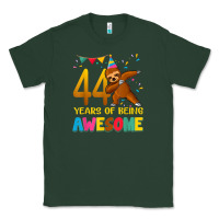 Sports Green 44 years old birthday sloth dabbing 44th birthday sloth Classic Tee - linhVisuals