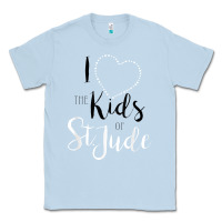 Dusty Blue i love and heart the kids of st jude shirt for runners Classic Tee - linhVisuals