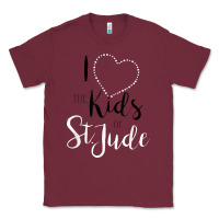 Burgundy i love and heart the kids of st jude shirt for runners Classic Tee - linhVisuals