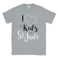 Heather Grey i love and heart the kids of st jude shirt for runners Classic Tee - linhVisuals
