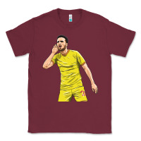 Burgundy Diogo Jota Classic Tee - linhVisuals
