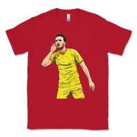 Red Diogo Jota Classic Tee - linhVisuals