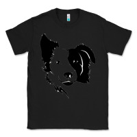 Black dog, collie, dogs, collies, border collies, puppy, sheepdog Classic Tee - linhVisuals