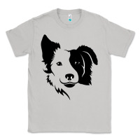 Moon Dust dog, collie, dogs, collies, border collies, puppy, sheepdog Classic Tee - linhVisuals