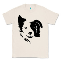 Natural dog, collie, dogs, collies, border collies, puppy, sheepdog Classic Tee - linhVisuals