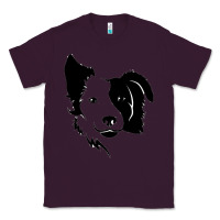 Plum dog, collie, dogs, collies, border collies, puppy, sheepdog Classic Tee - linhVisuals