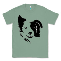 Sage dog, collie, dogs, collies, border collies, puppy, sheepdog Classic Tee - linhVisuals