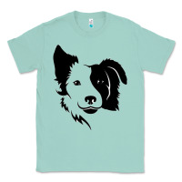 Seafoam dog, collie, dogs, collies, border collies, puppy, sheepdog Classic Tee - linhVisuals