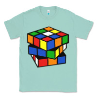 Seafoam rubik cube Classic Tee - linhVisuals