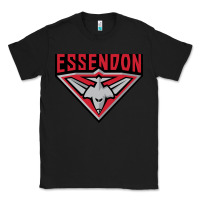 Black essendon fc Classic Tee - linhVisuals