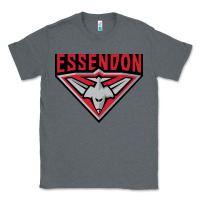 Charcoal Heather essendon fc Classic Tee - linhVisuals