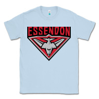 Dusty Blue essendon fc Classic Tee - linhVisuals