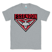 Heather Grey essendon fc Classic Tee - linhVisuals