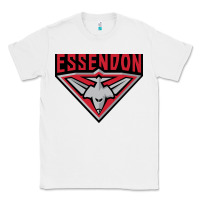 White essendon fc Classic Tee - linhVisuals